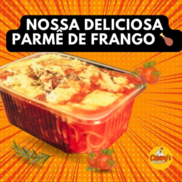 parmegiana de frango para 3 pessoas